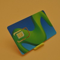 New Printing plastic card/ gsm SIM card for mobile