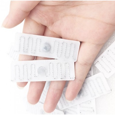 Hot Selling Garment Tags Durable Exquisite Fashion  Washable Woven Fabric RFID UHF for Laundry Label Tags