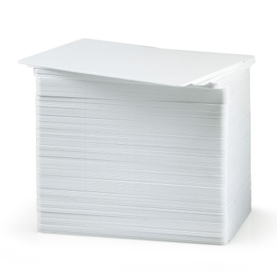 blank bank card size PVC White Thermal Printing Card