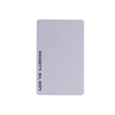 Permier Full Color Transparent RFID Card Printing Business IC Card with Laser Engraving Numbers